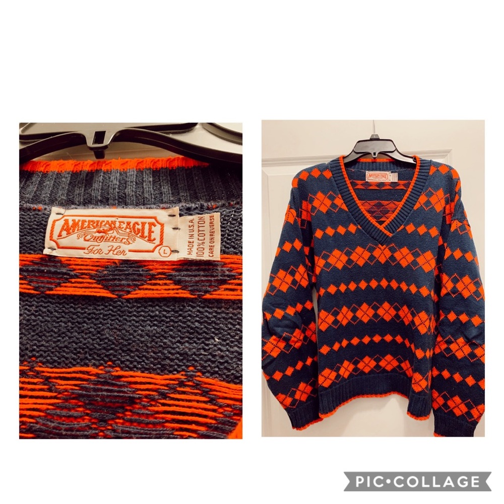 Vintage Ski Sweater, Large